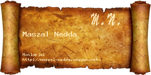 Maszal Nedda névjegykártya